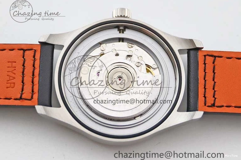 MIROTIME 0311 Vibrant Mark XVIII IW327001 SS M+F 1:1 Best Edition Black Dial on Black Leather Strap A 7055